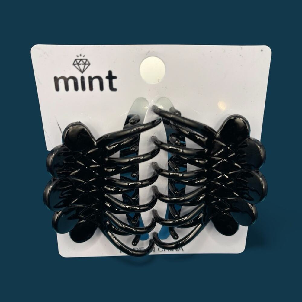 Mint Elegant Black Claw Clip Hair Set Hair Accessories - Picture 3 of 3
